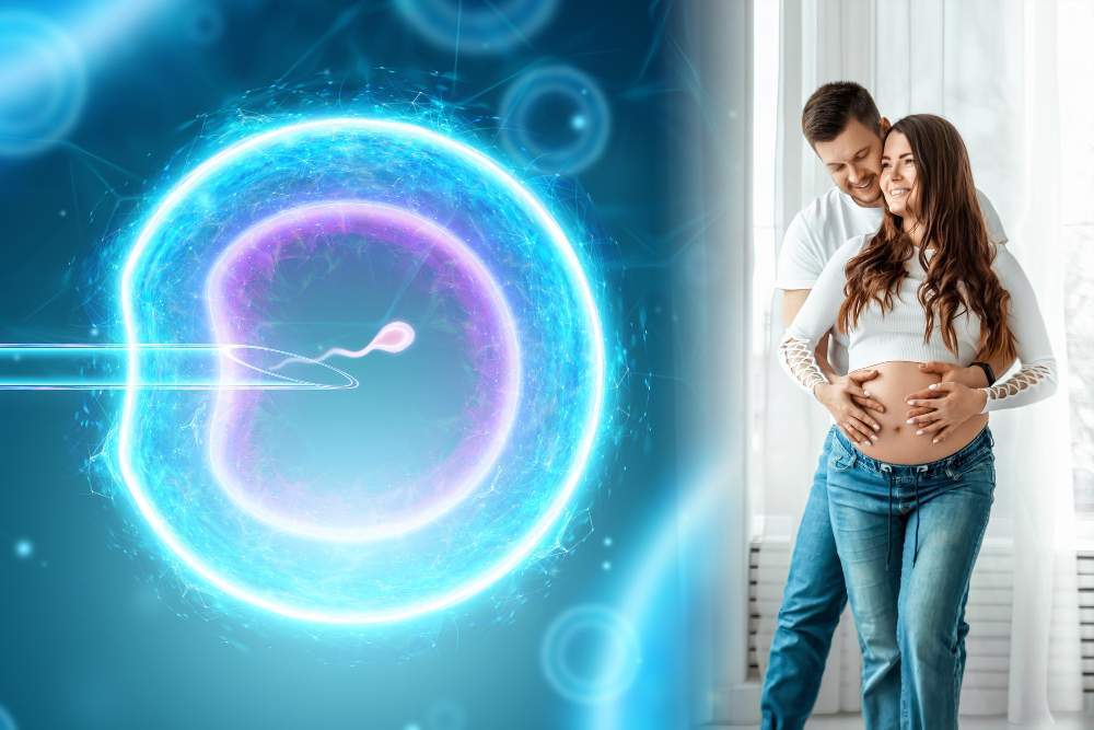 Happy Couple expressing their happiness for being parenthood through IVF Treatment.